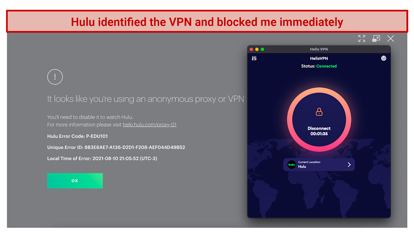 Blocked by: Netflix, Disney+, and Hulu